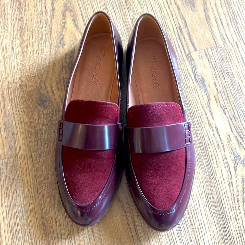 Madewell Plum Loafers, size 6.5